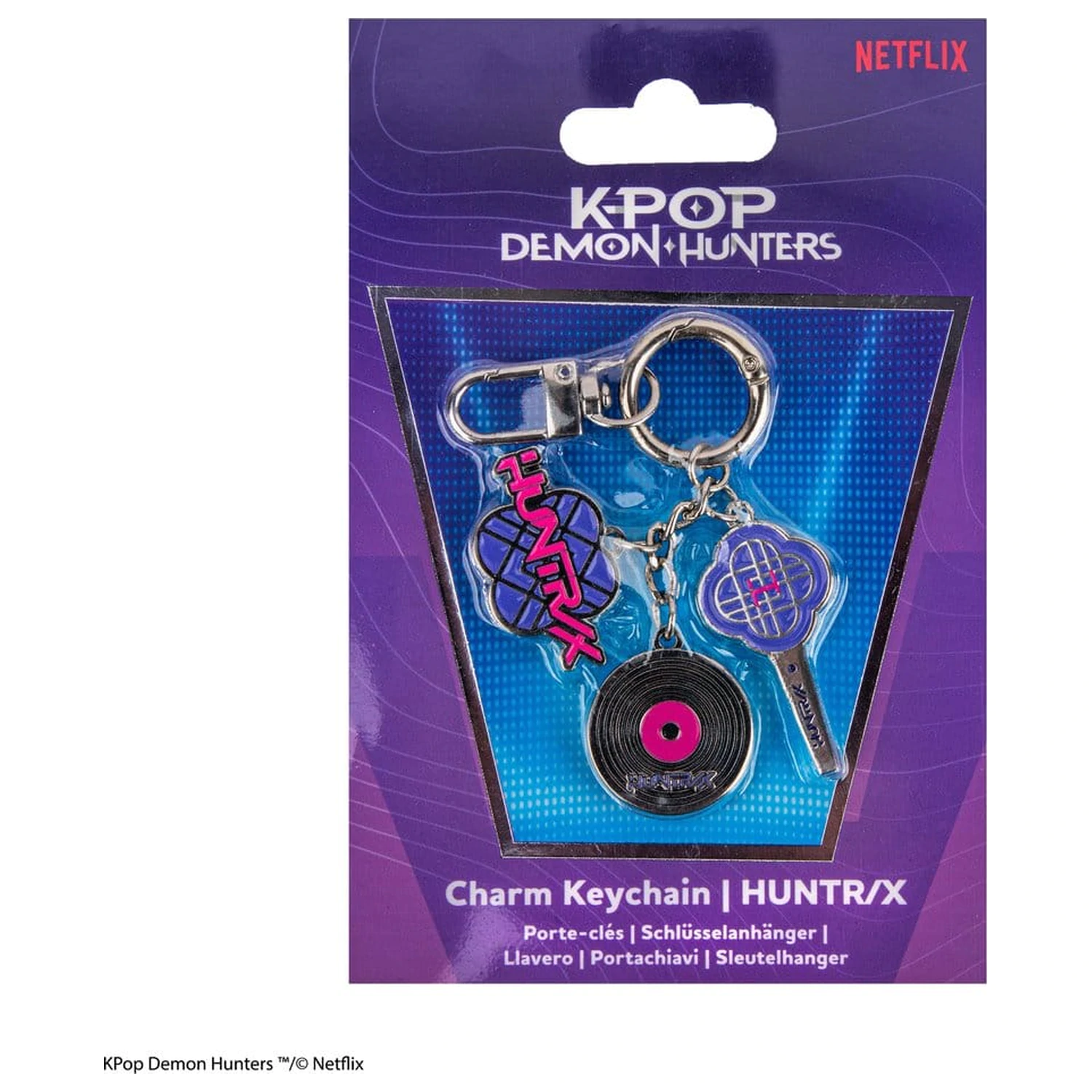 KPop Demon Hunters Charm Keychain HUNTR/X product photo