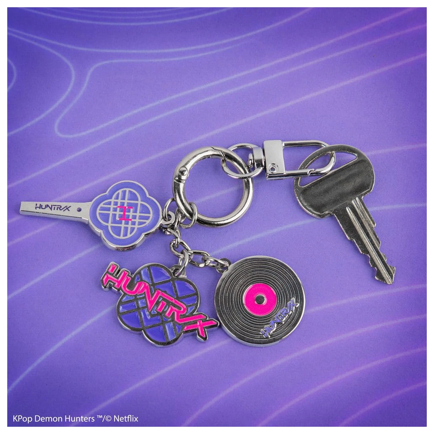 KPop Demon Hunters Charm Keychain HUNTR/X product photo