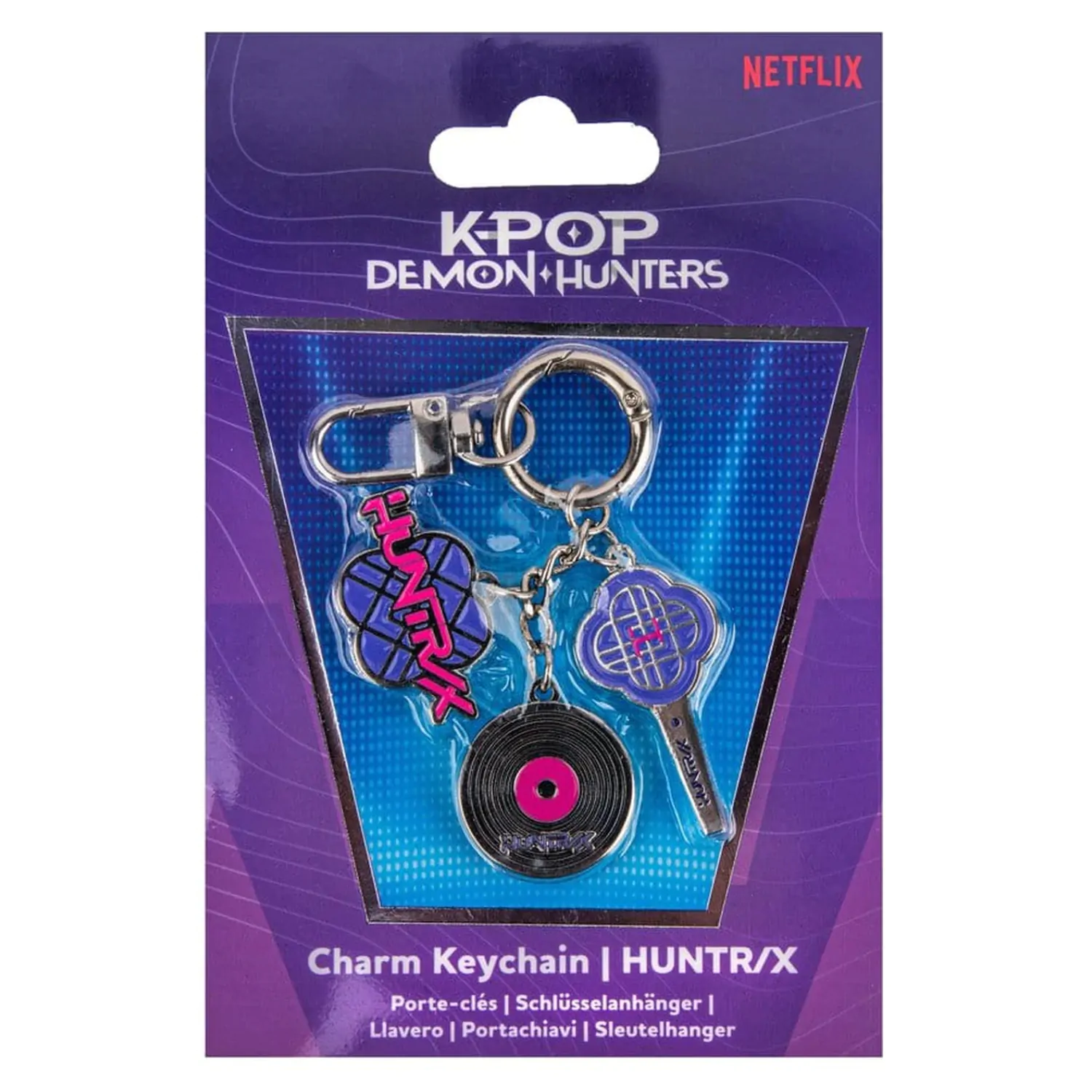 KPop Demon Hunters Charm Keychain HUNTR/X product photo
