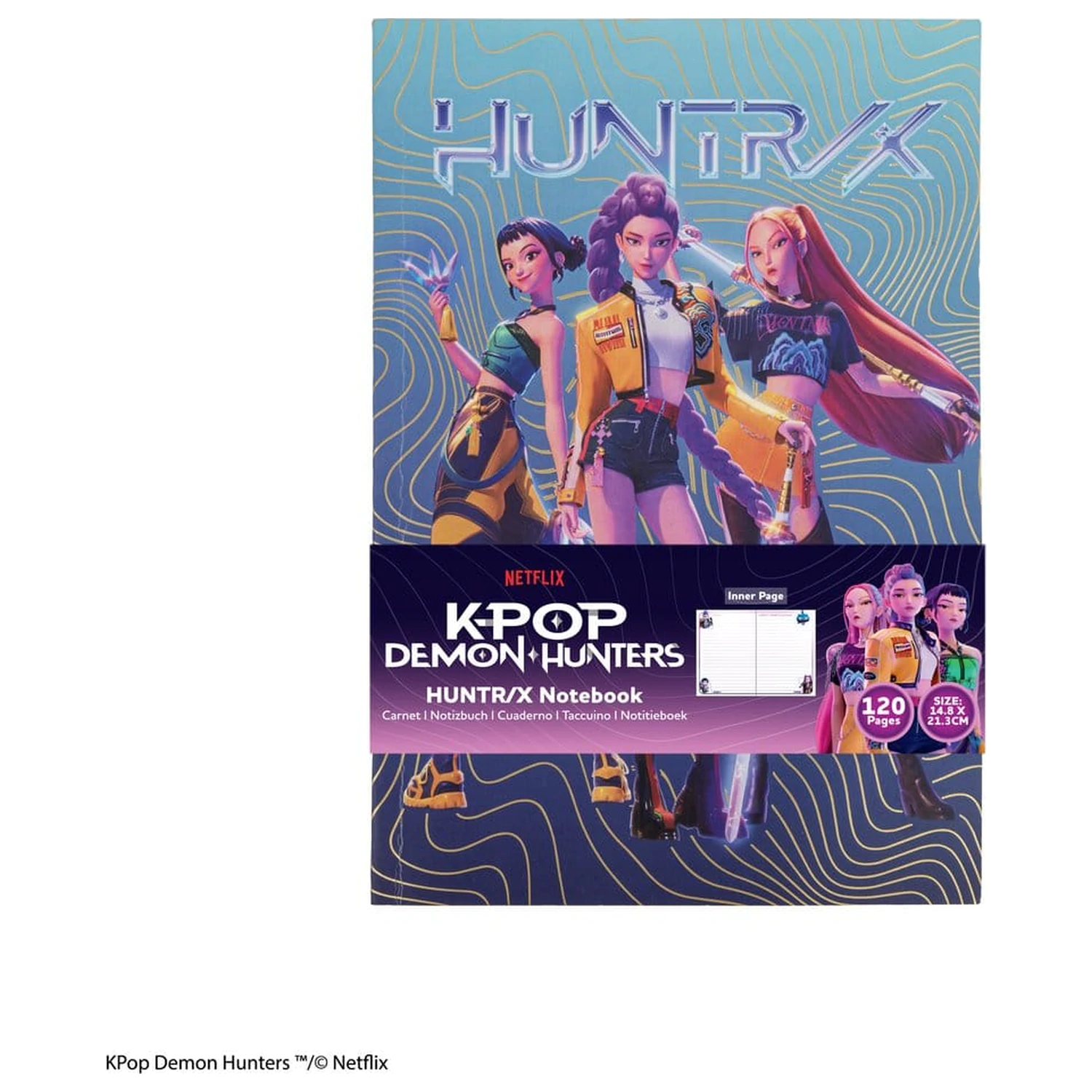 KPop Demon Hunters Notebook HUNTR/X product photo