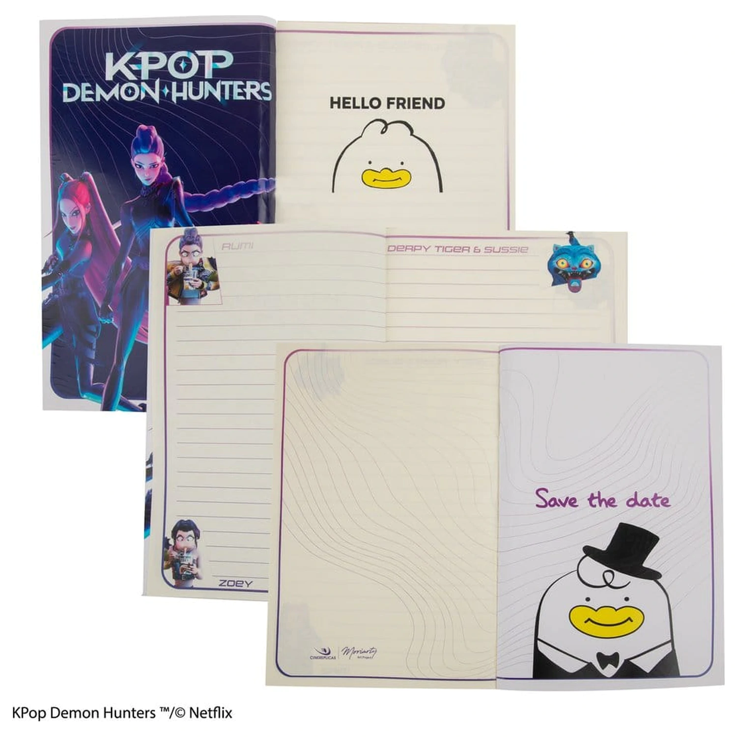 KPop Demon Hunters Notebook HUNTR/X product photo