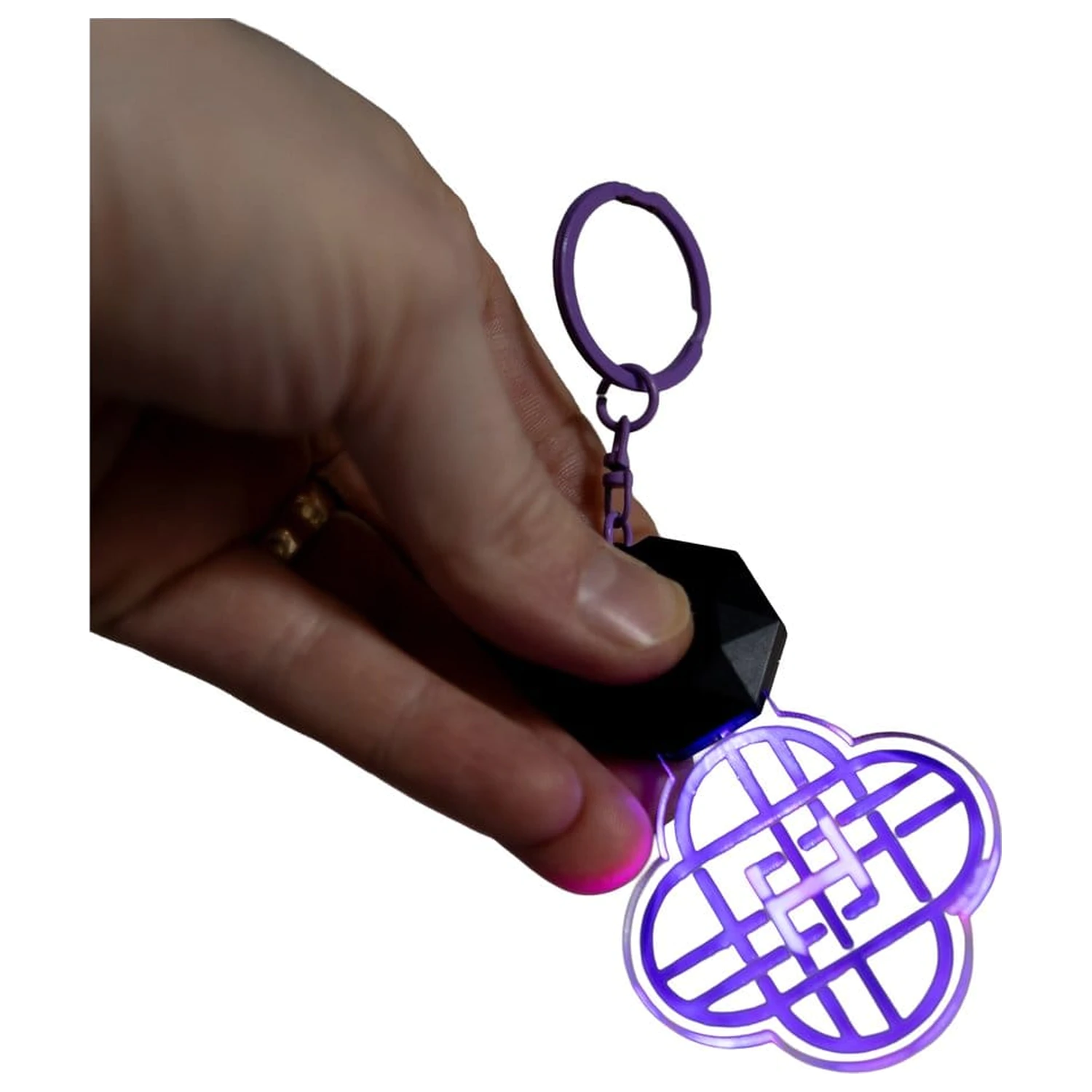 KPop Demon Hunters Keychain with light Huntr/x product photo