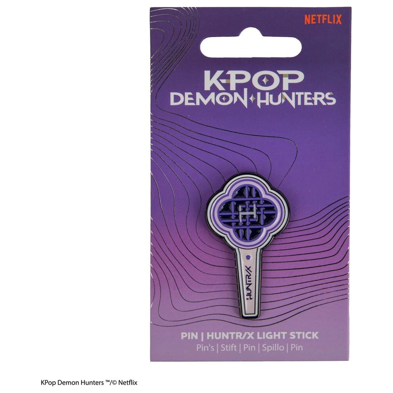 KPop Demon Hunters Pin HUNTR/X Light Stick product photo