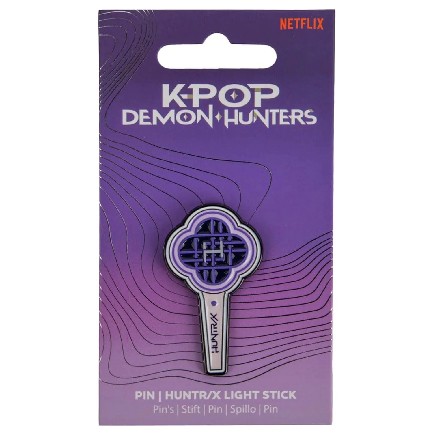 KPop Demon Hunters Pin HUNTR/X Light Stick product photo