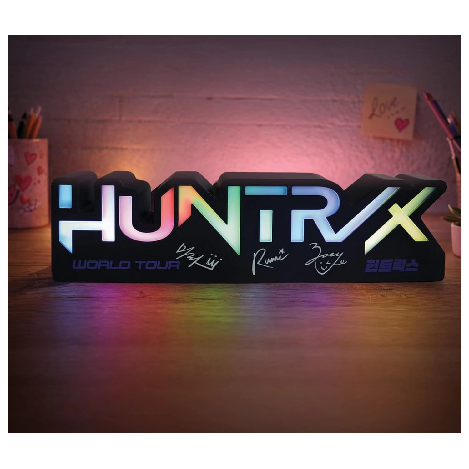 KPop Demon Hunters Lamp Huntr/x Logo product photo