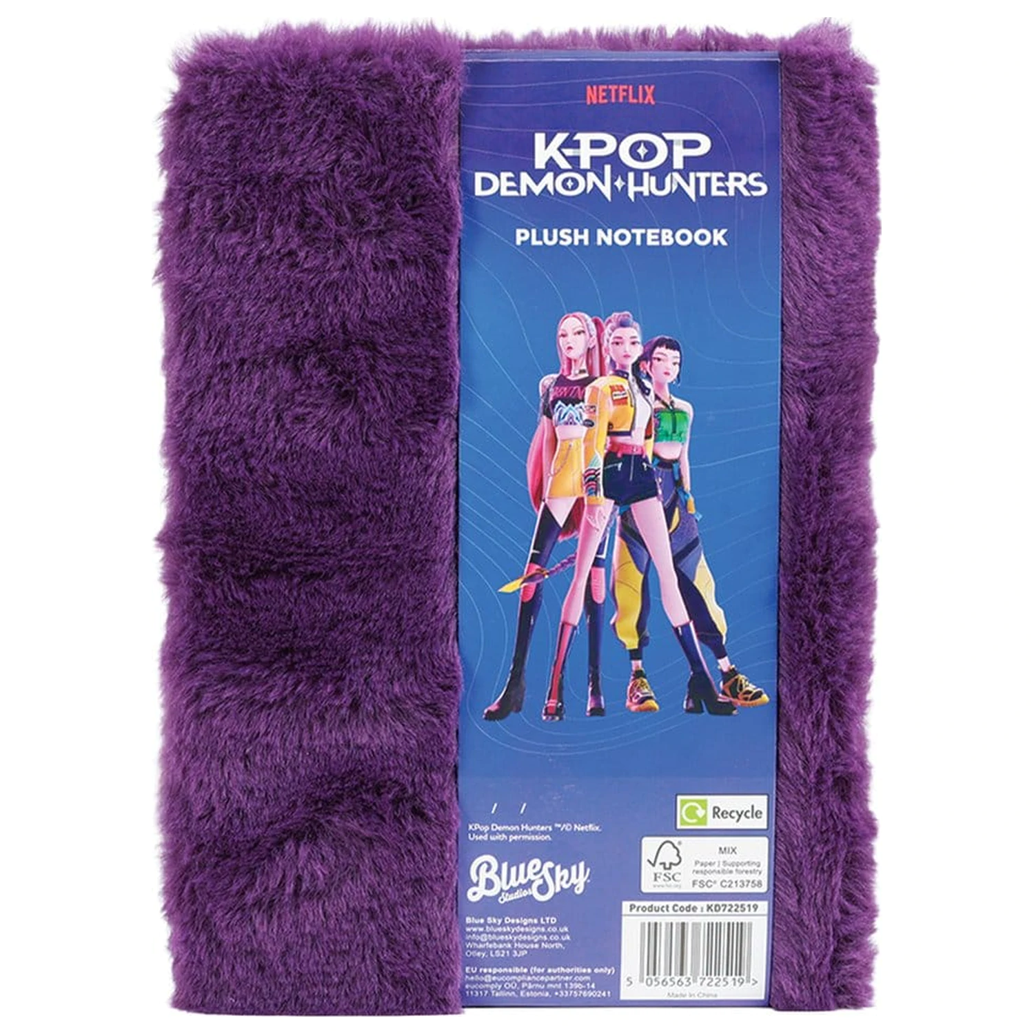 KPop Demon Hunters A5 Notebook Huntr/x Plush product photo