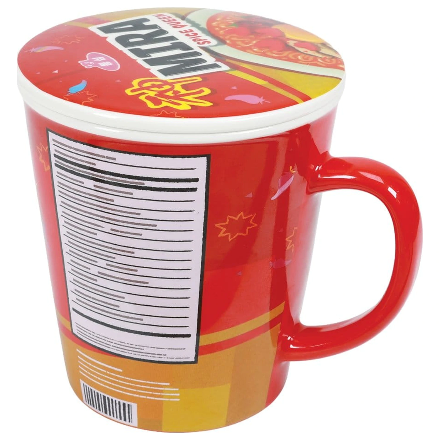 Kpop Demon Hunters Mug with lid Huntr/x Ramen product photo