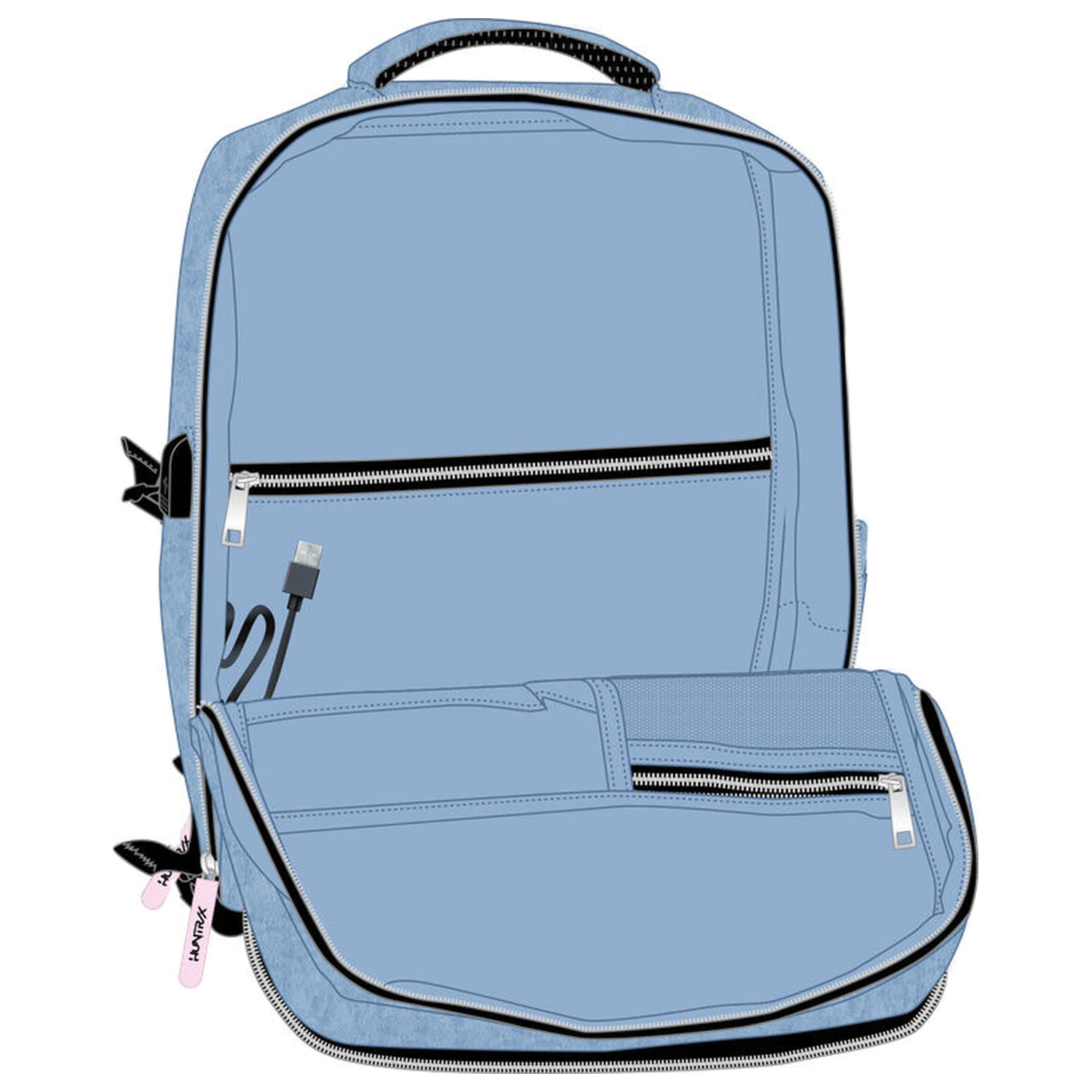 Kpop Demon Hunters Huntrix Cabin travel rucksack 44cm product photo