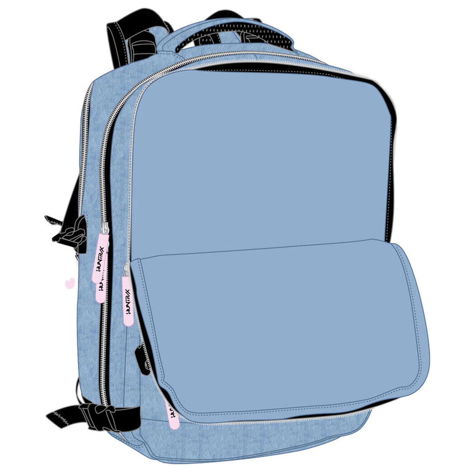 Kpop Demon Hunters Huntrix Cabin travel rucksack 44cm product photo