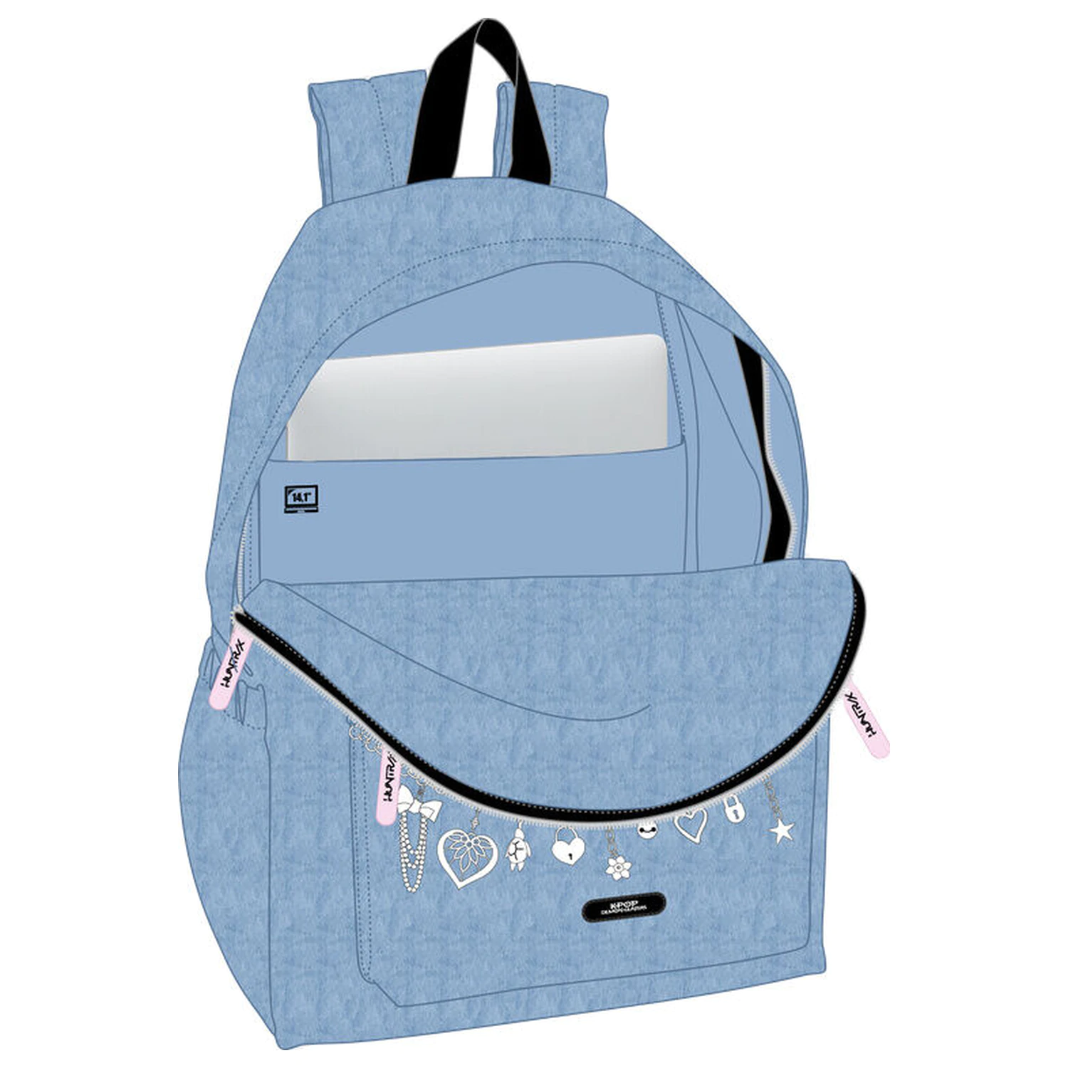 Kpop Demon Hunters Huntrix backpack 43cm product photo