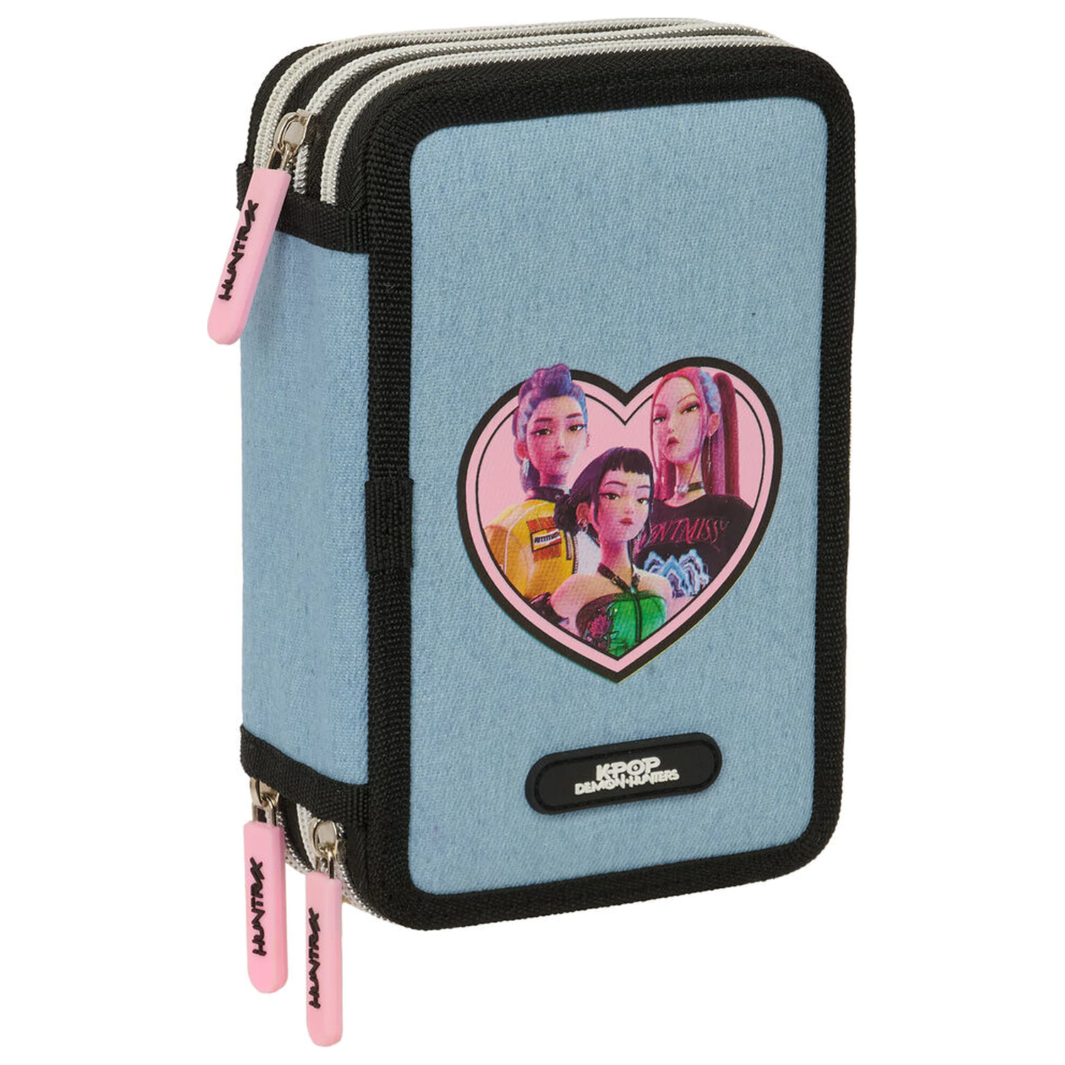 Kpop Demon Hunters Huntrix triple pencil case 37pcs product photo