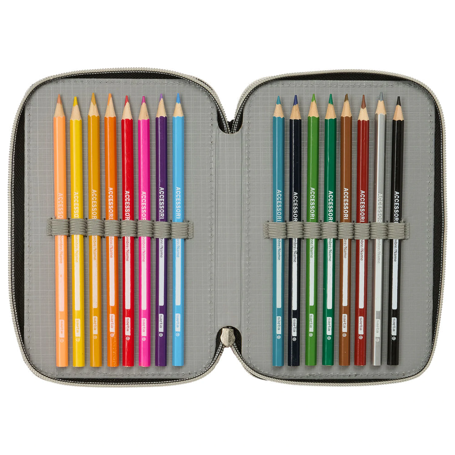 Kpop Demon Hunters Huntrix triple pencil case 37pcs product photo