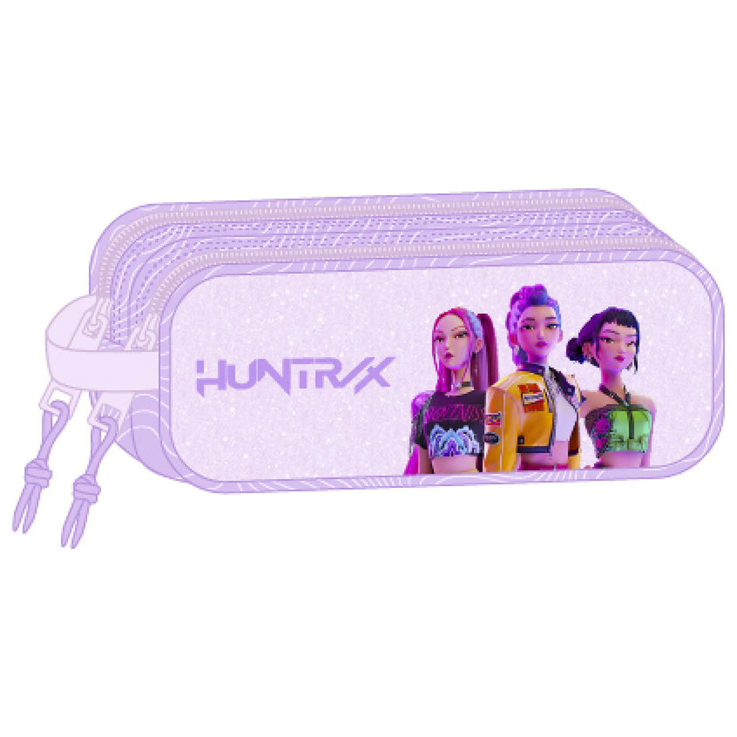 KPop Demon Hunters Iconic double pencil case product photo