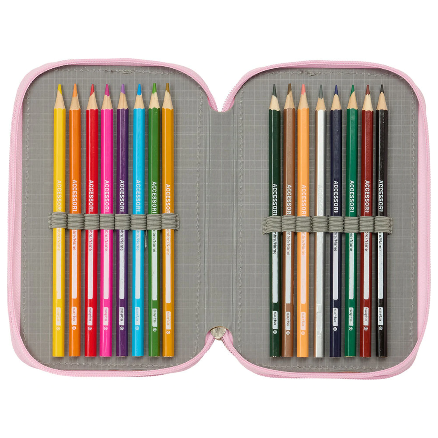 Kpop Demon Hunters Iconic triple pencil case 37pcs product photo