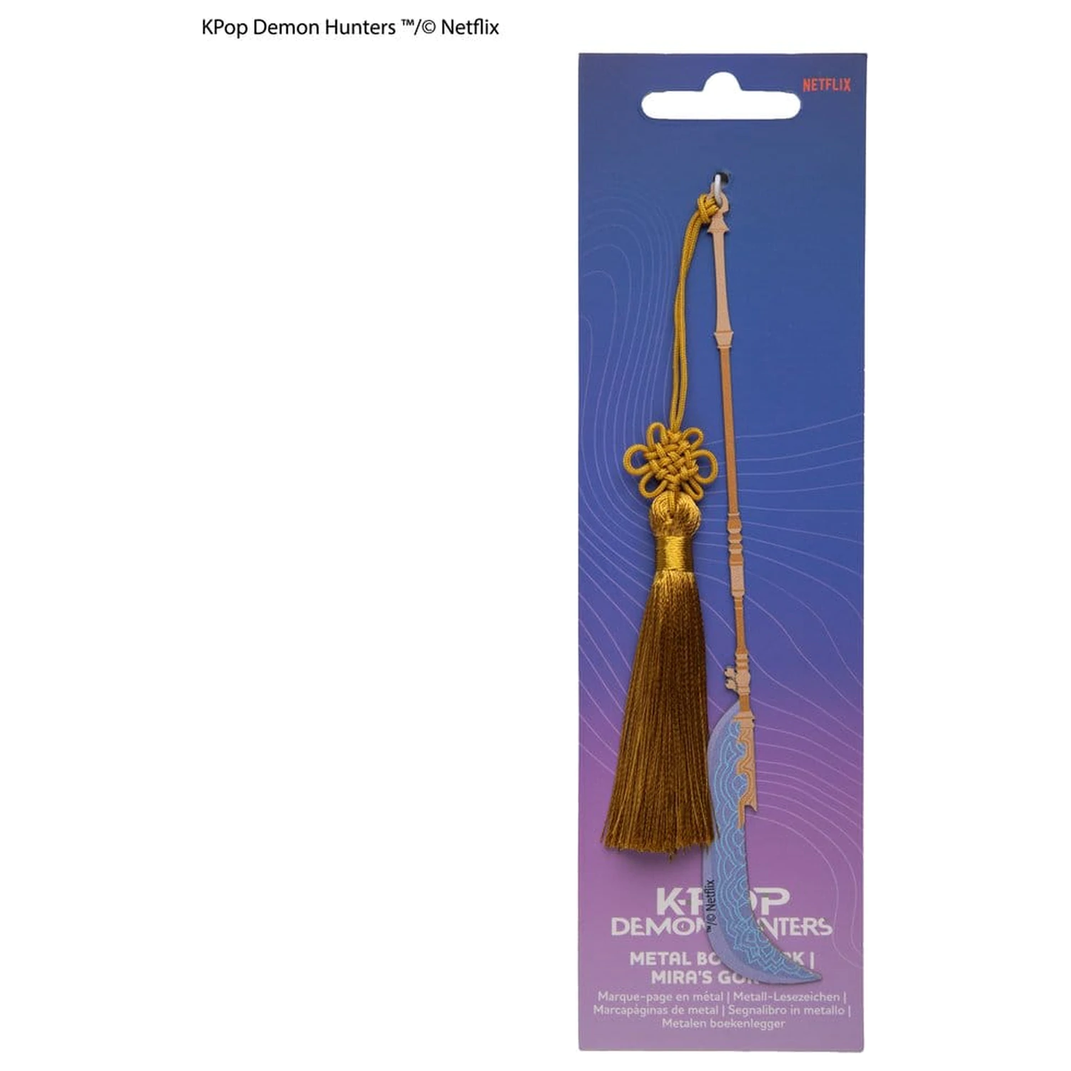 KPop Demon Hunters Metal Bookmark Mira's Gok-do product photo