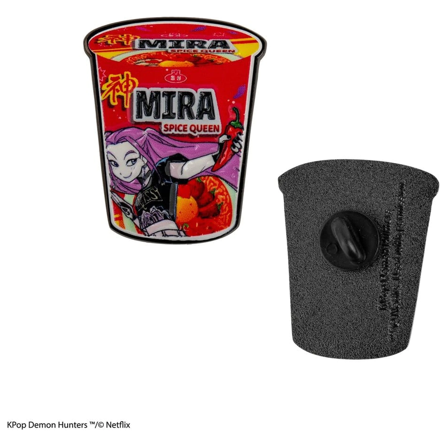 KPop Demon Hunters Pin Mira Spice Queen Noodles product photo