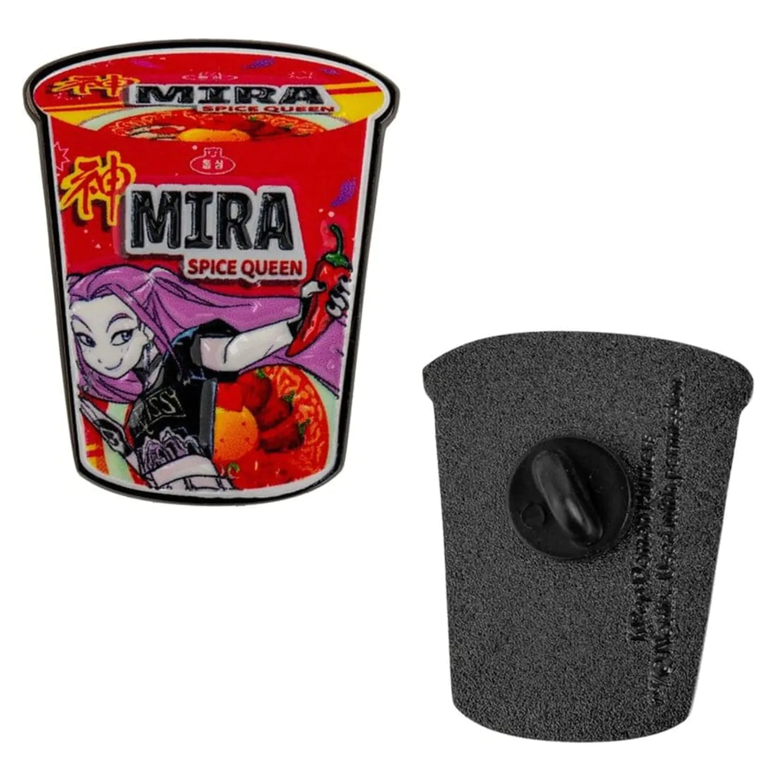 KPop Demon Hunters Pin Mira Spice Queen Noodles product photo