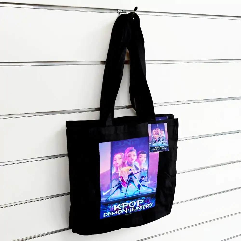 KPop Demon Hunters Tote Bag Movie Key Art product photo