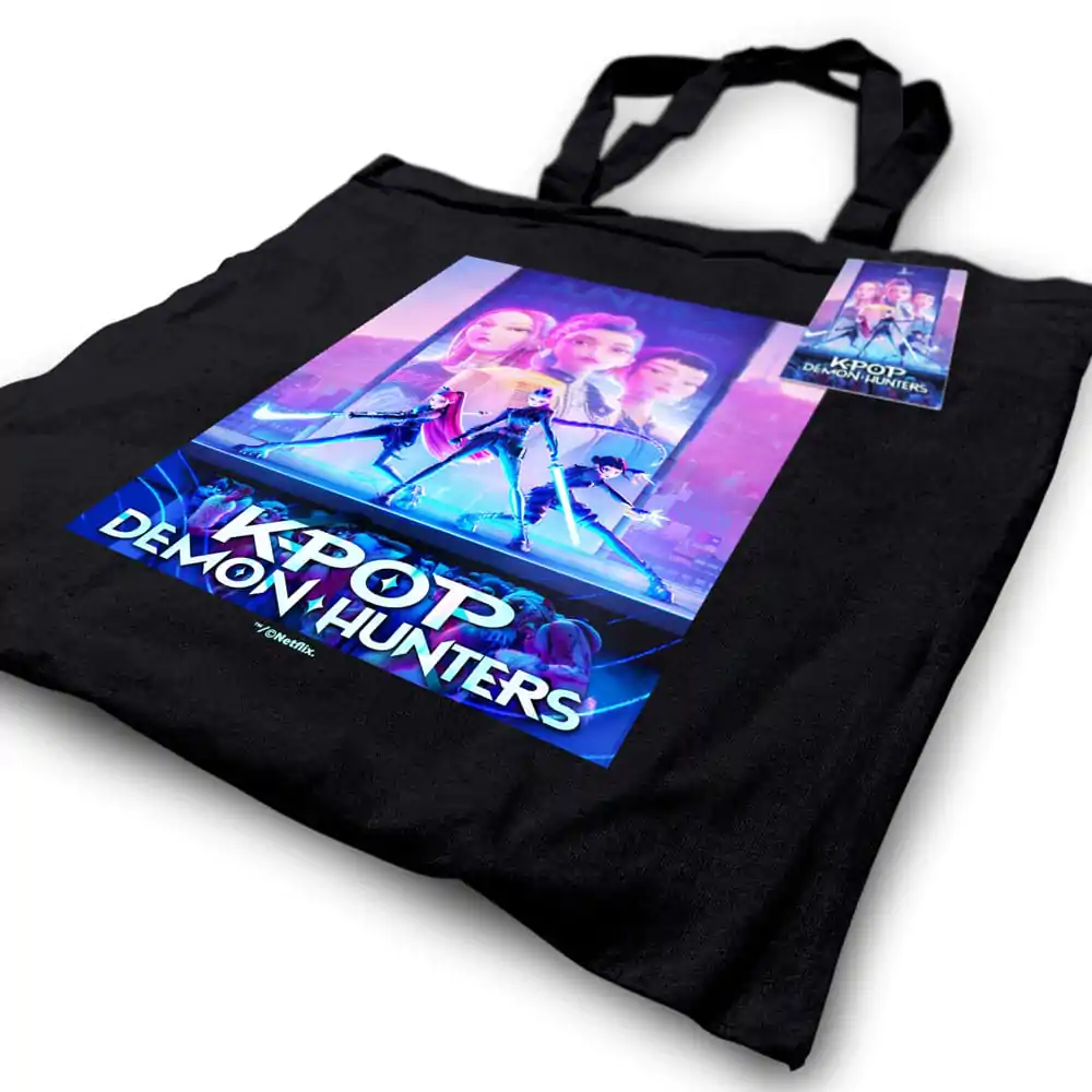 KPop Demon Hunters Tote Bag Movie Key Art product photo