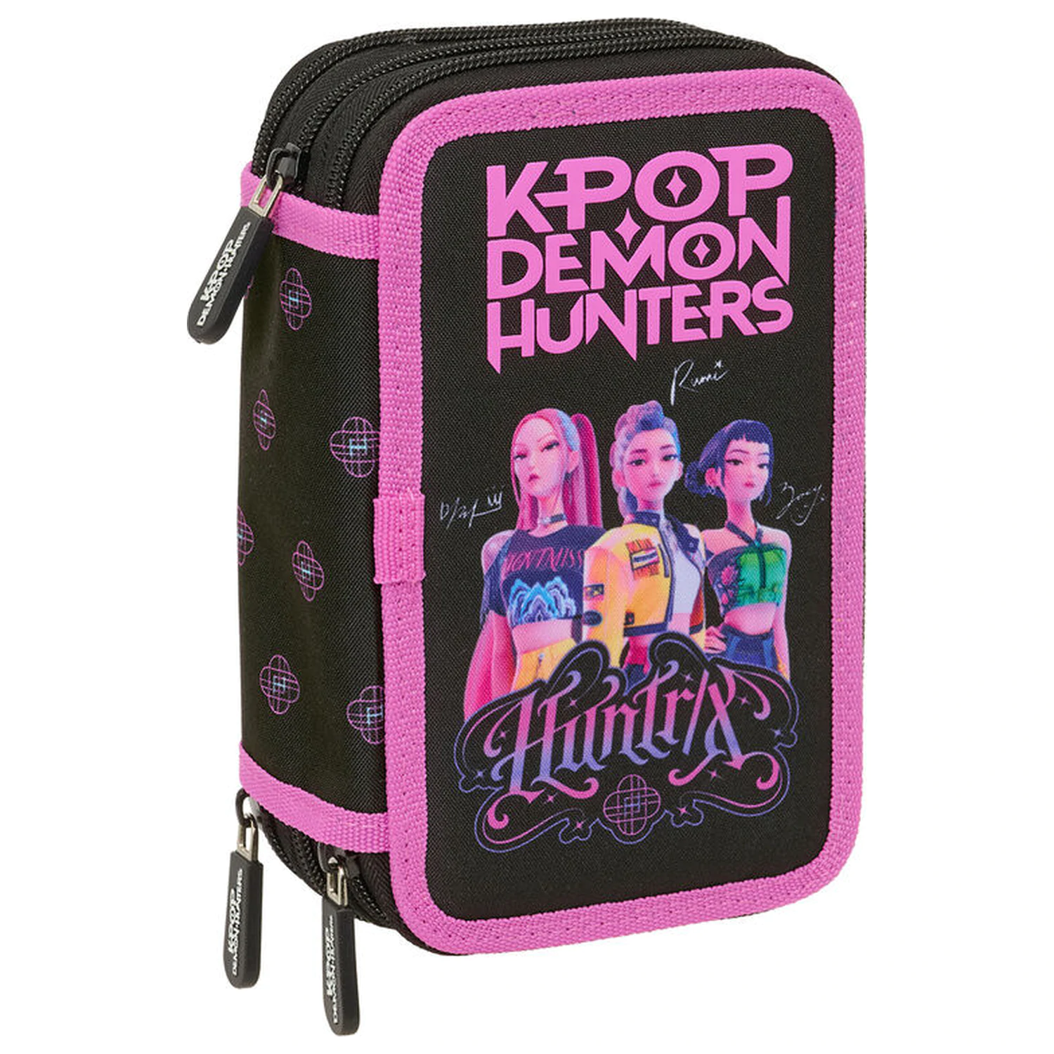 Kpop Demon Hunters Negra triple plumier 37pcs product photo