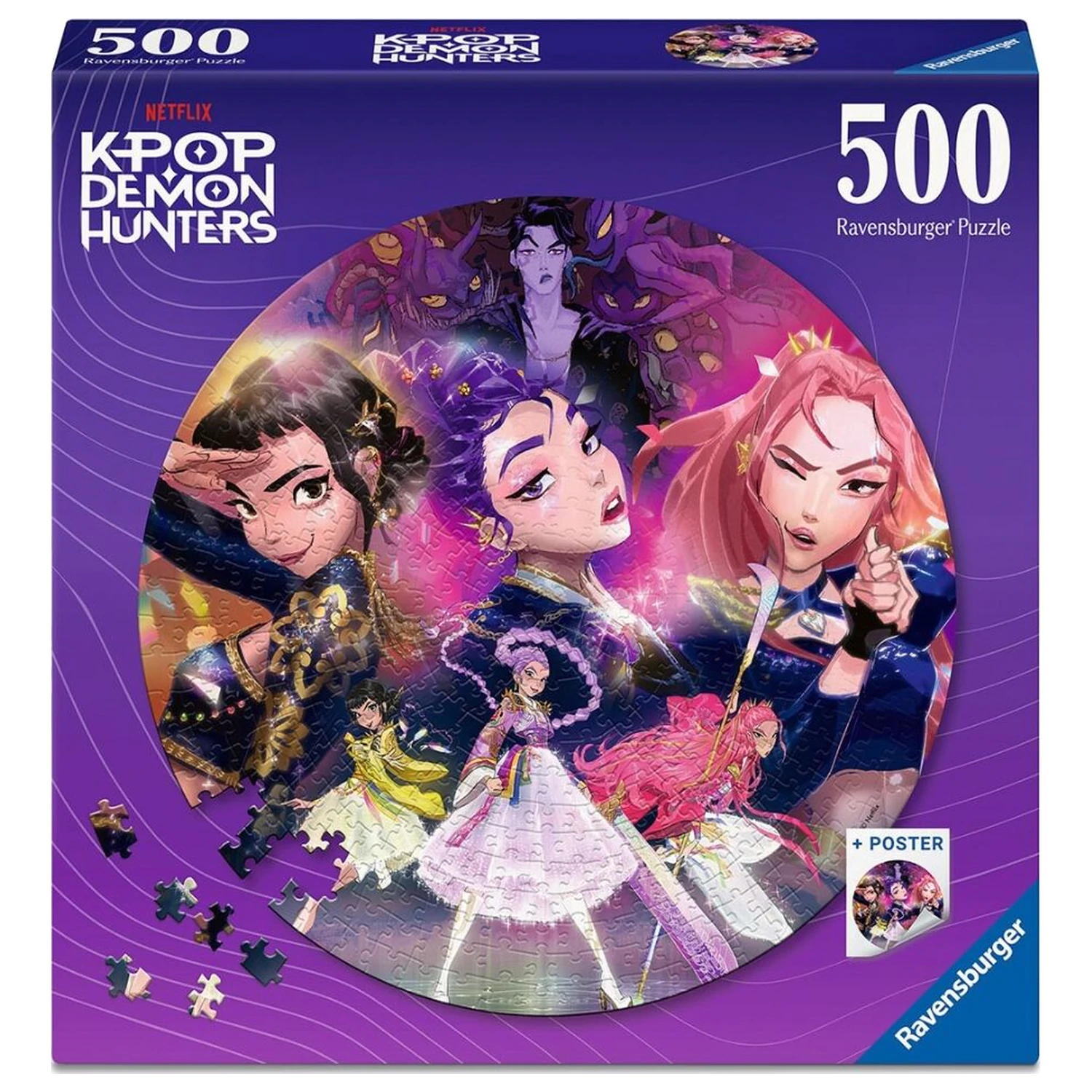 Kpop Demon Hunters puzzle 500pcs product photo