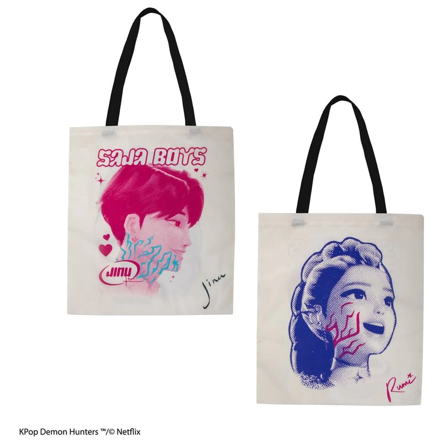 KPop Demon Hunters Tote Bag Rumi & Jinu product photo