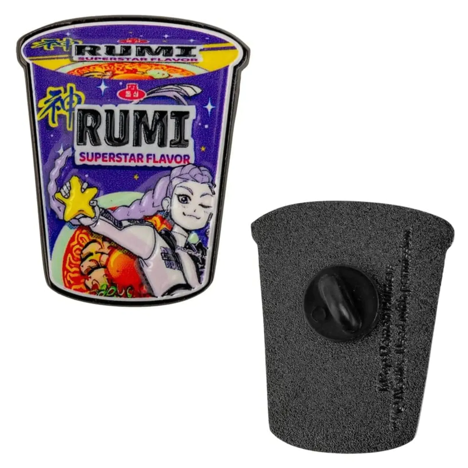 KPop Demon Hunters Pin Rumi Superstar Flavor Noodles product photo