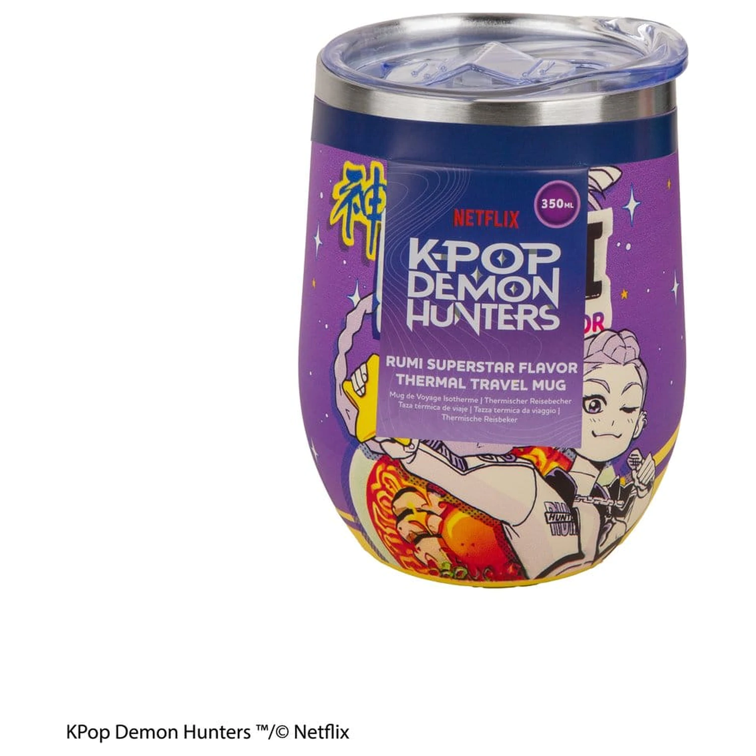 KPop Demon Hunters Travel Mug Rumi Superstar Flavor product photo