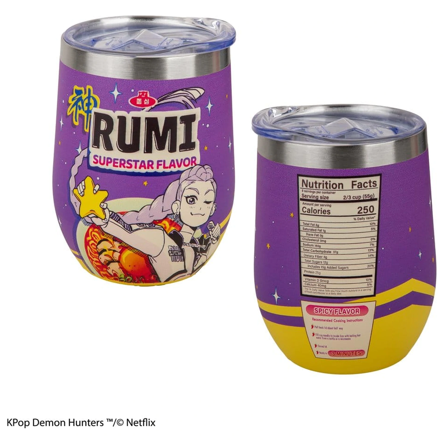 KPop Demon Hunters Travel Mug Rumi Superstar Flavor product photo