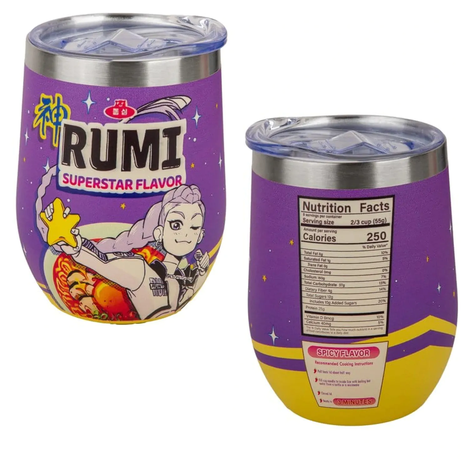 KPop Demon Hunters Travel Mug Rumi Superstar Flavor product photo