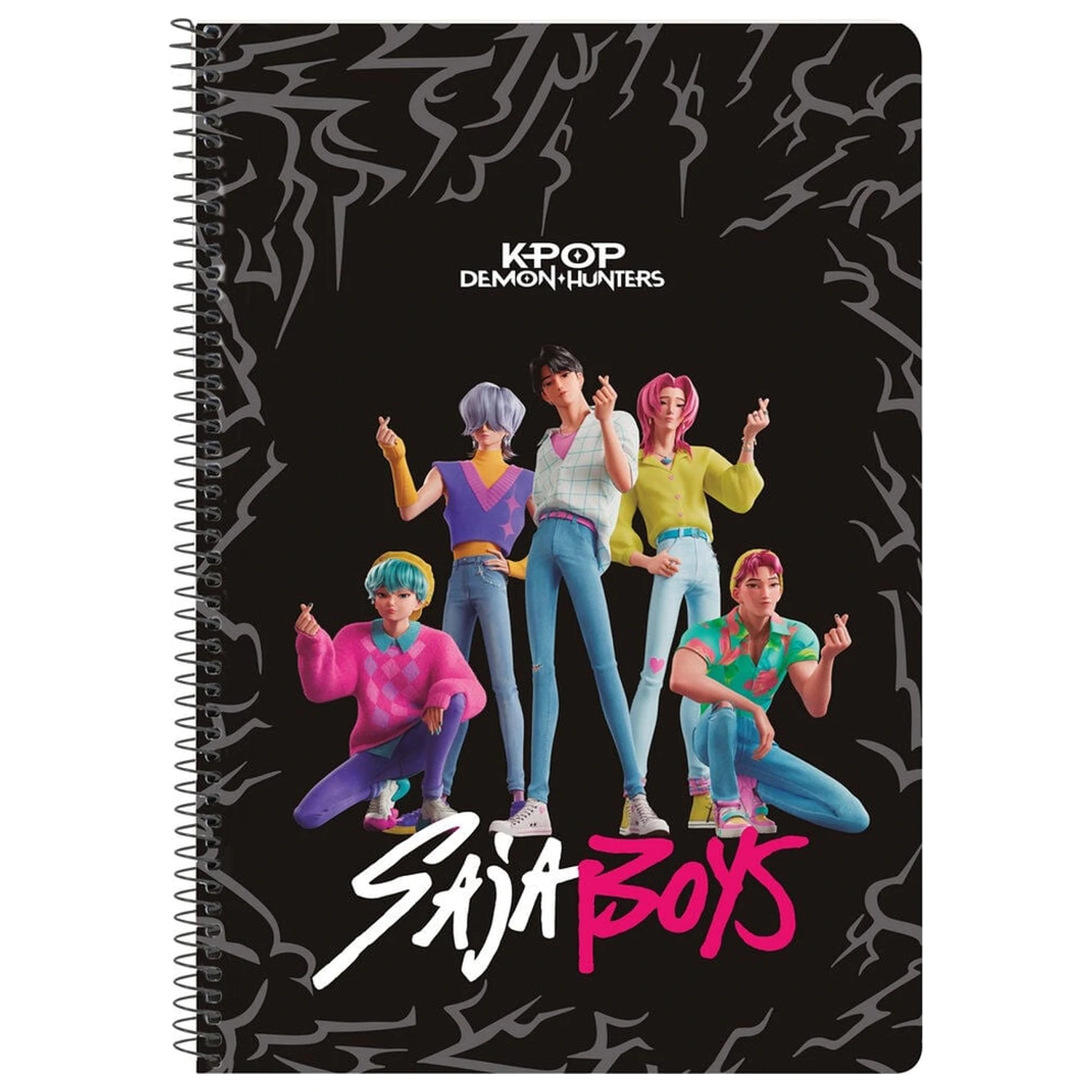 Kpop Demon Hunters Saja Boys A5 notebook product photo
