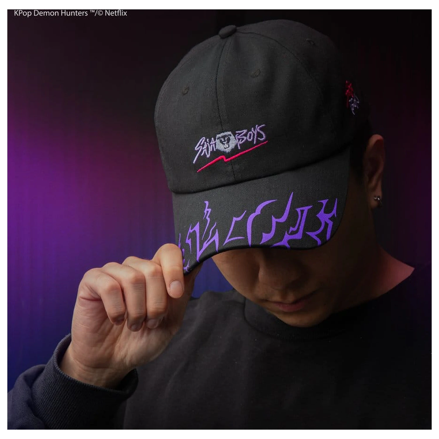 KPop Demon Hunters Baseball Cap Saja boys product photo