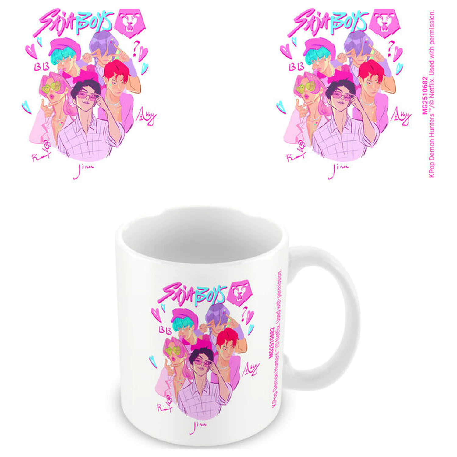 KPop Demon Hunters Saja Boys Graphic mug 325ml product photo
