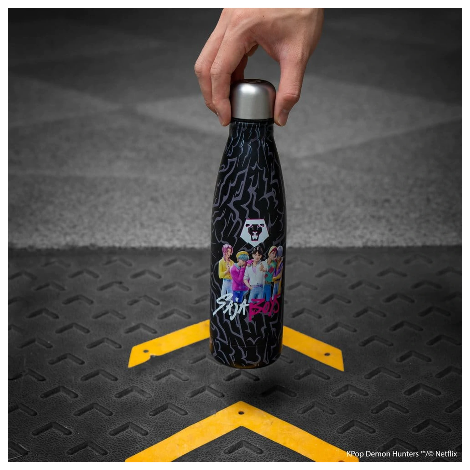 KPop Demon Hunters Water Bottle Saja Boys product photo