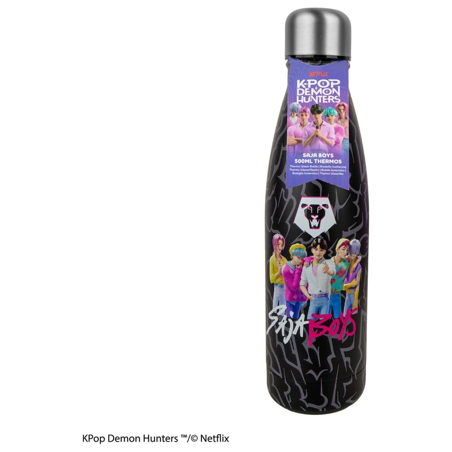 KPop Demon Hunters Water Bottle Saja Boys product photo