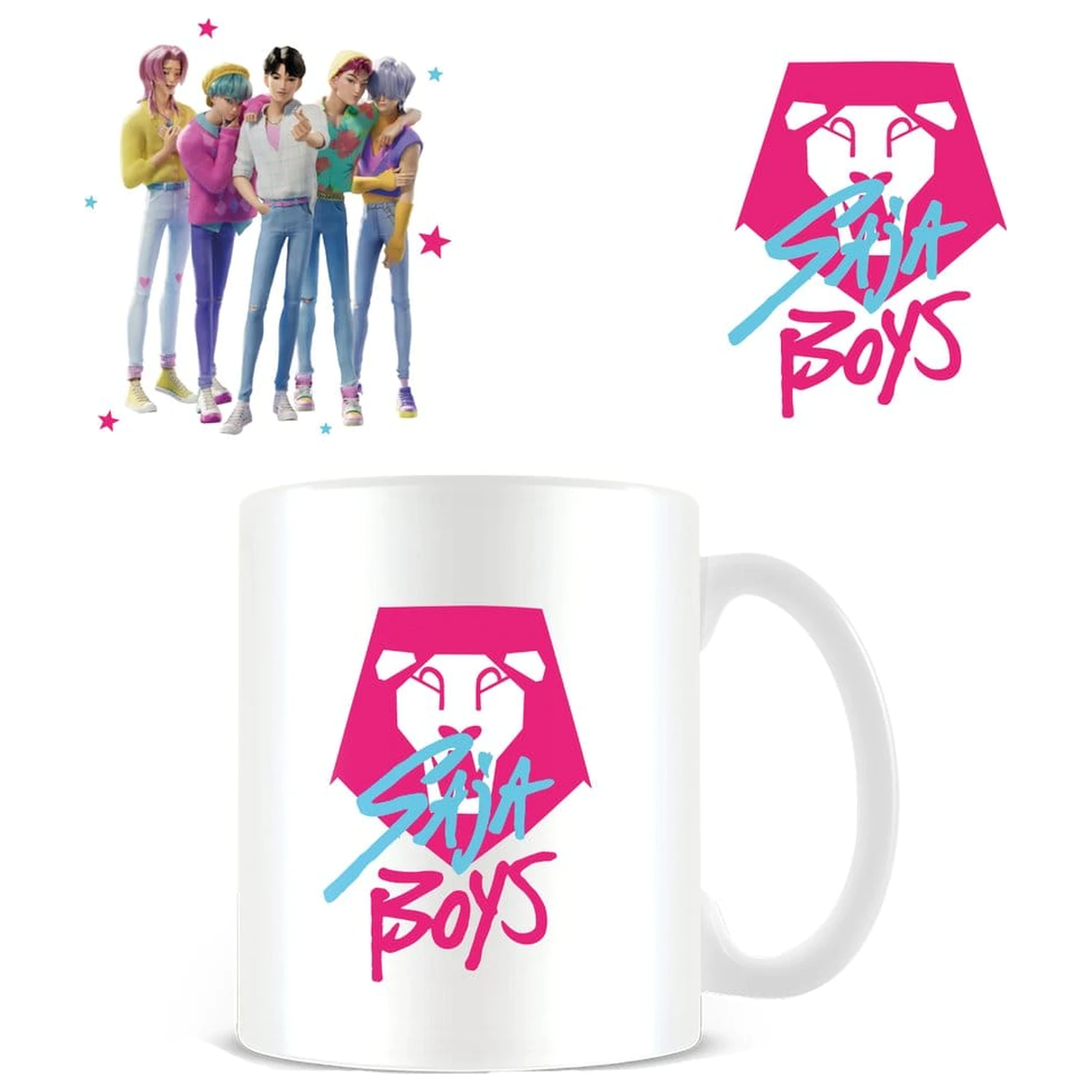 KPop Demon Hunters Mug Saja Boys White product photo