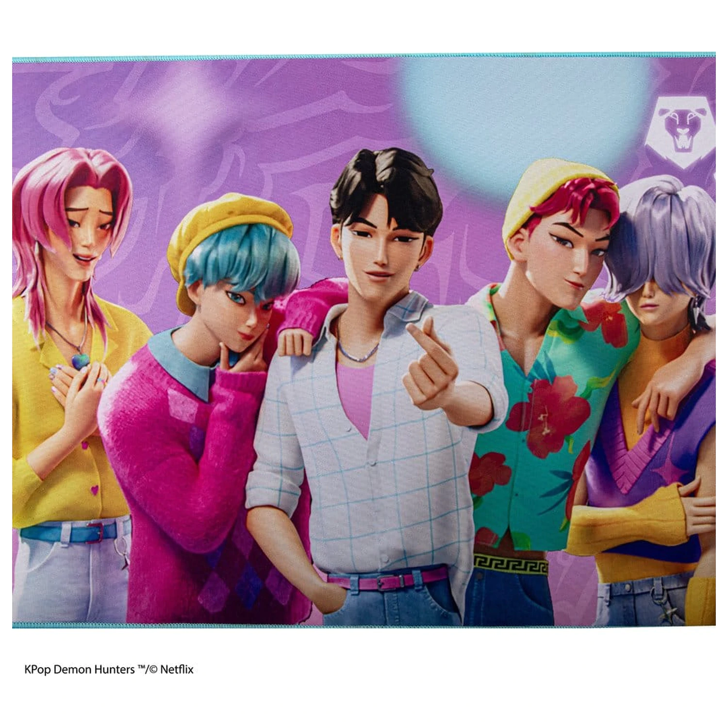 KPop Demon Hunters Desk Mat Saja Boys XL product photo