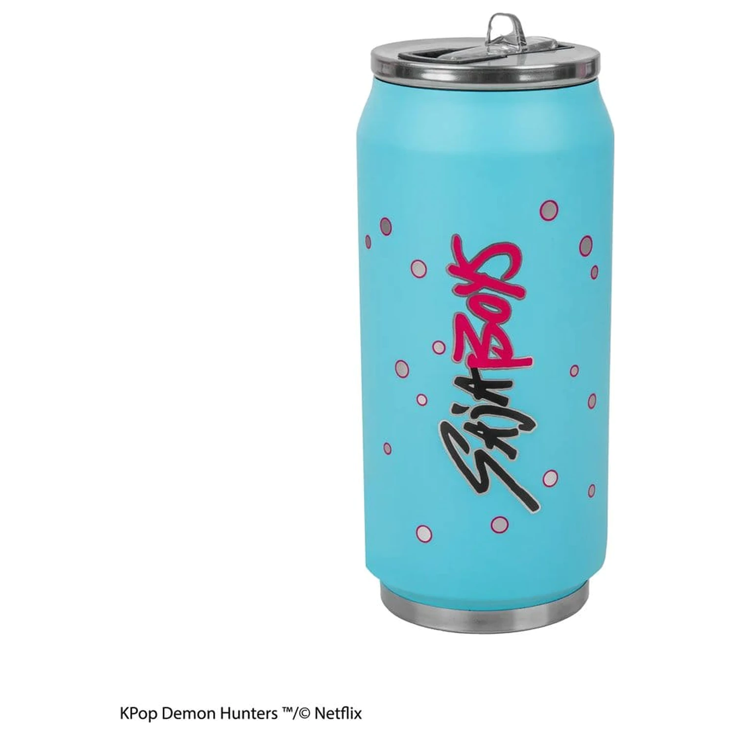 KPop Demon Hunters Thermal Straw Mug Soda Pop Can product photo