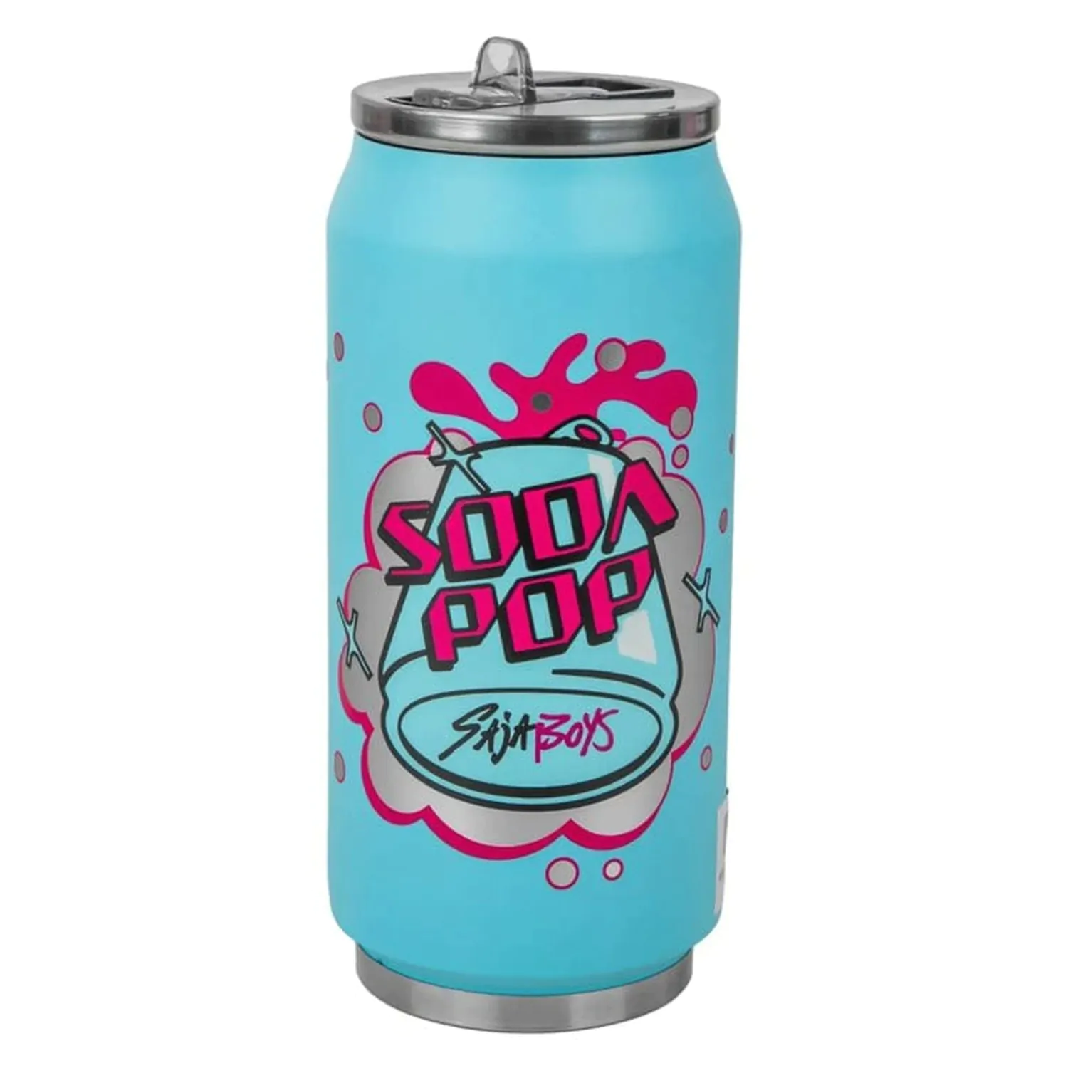 KPop Demon Hunters Thermal Straw Mug Soda Pop Can product photo
