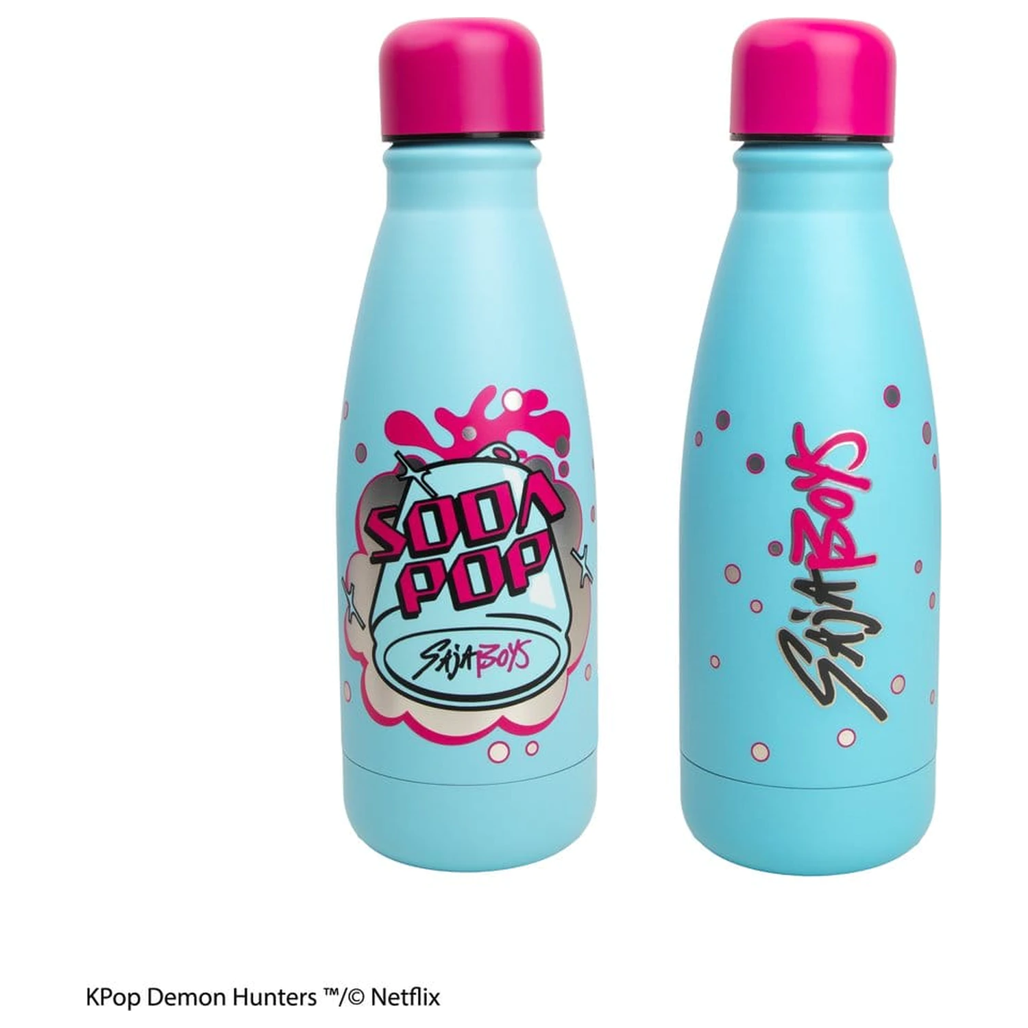 KPop Demon Hunters Mini Water Bottle Soda Pop product photo