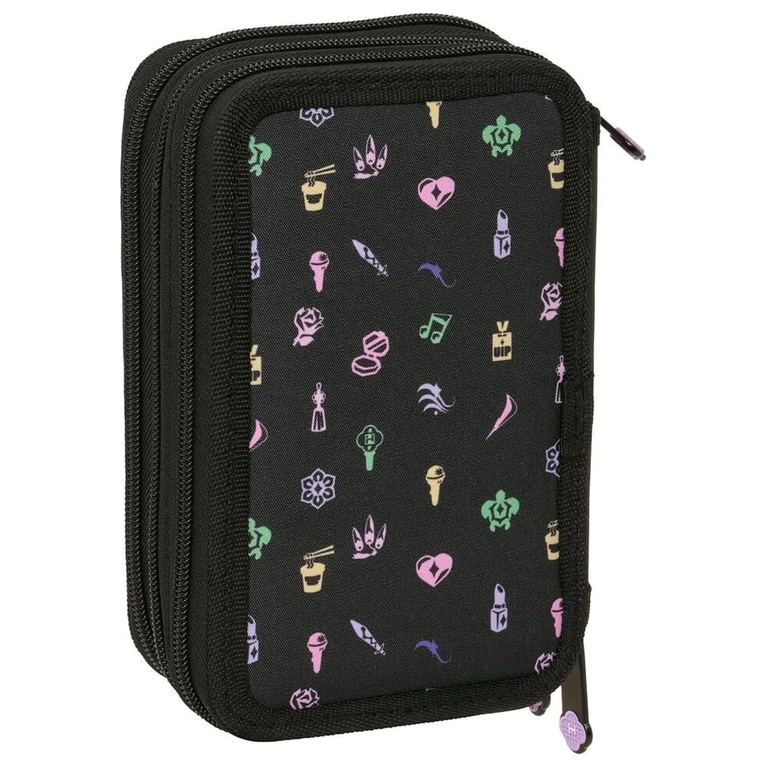 Kpop Demon Hunters Sound triple pencil case 37pcs product photo