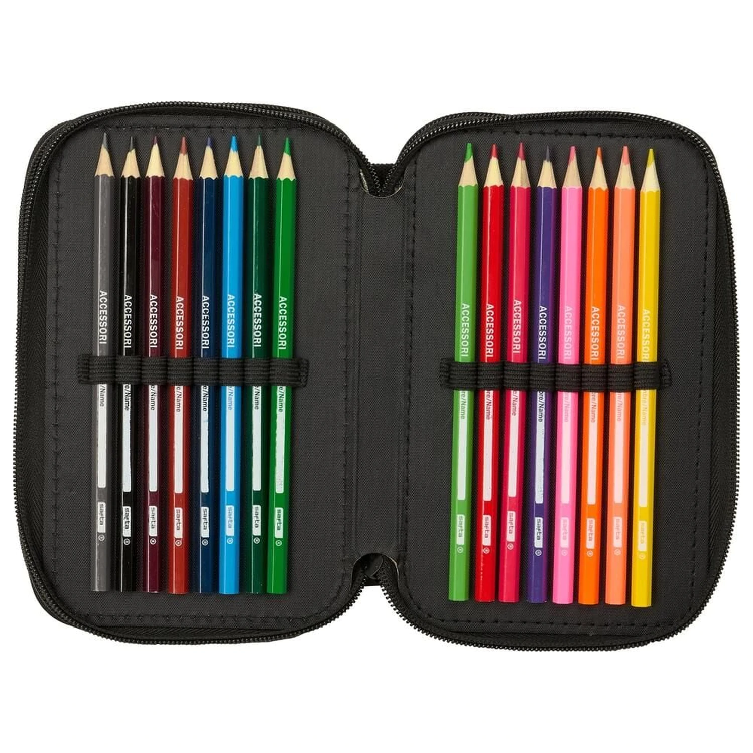 Kpop Demon Hunters Sound triple pencil case 37pcs product photo