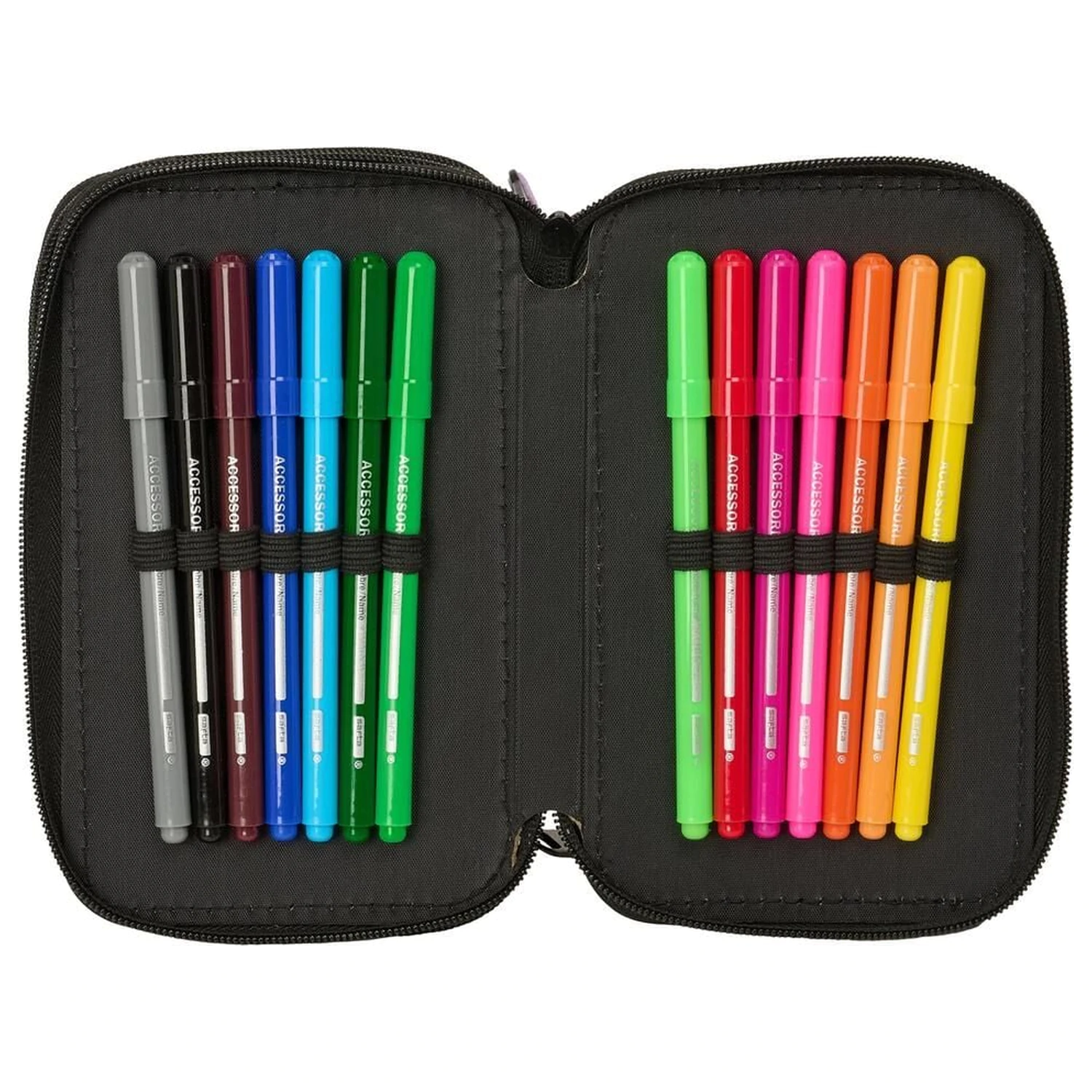 Kpop Demon Hunters Sound triple pencil case 37pcs product photo
