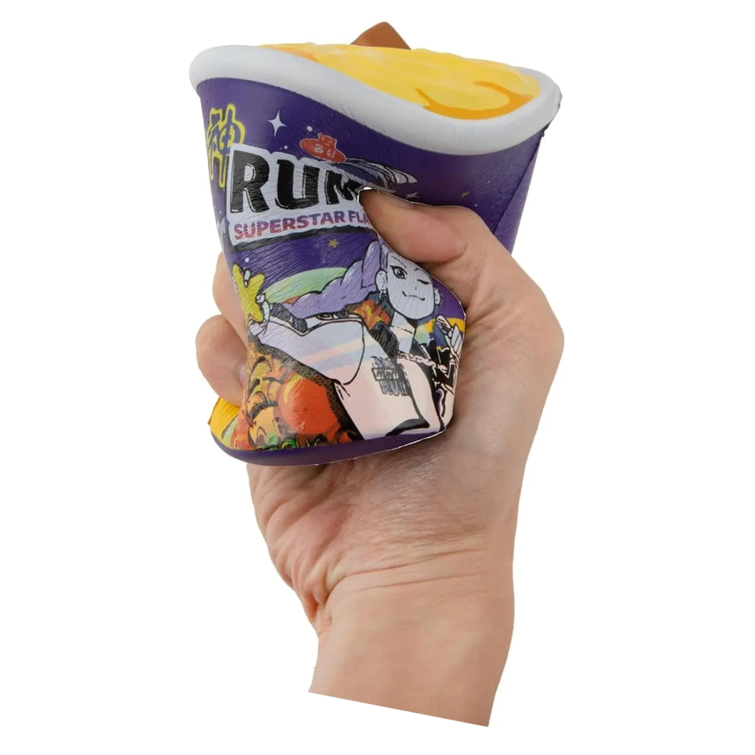 KPop Demon Hunters Squishy Anti Stress Figure Rumi Superstar Flavor Noodles product photo