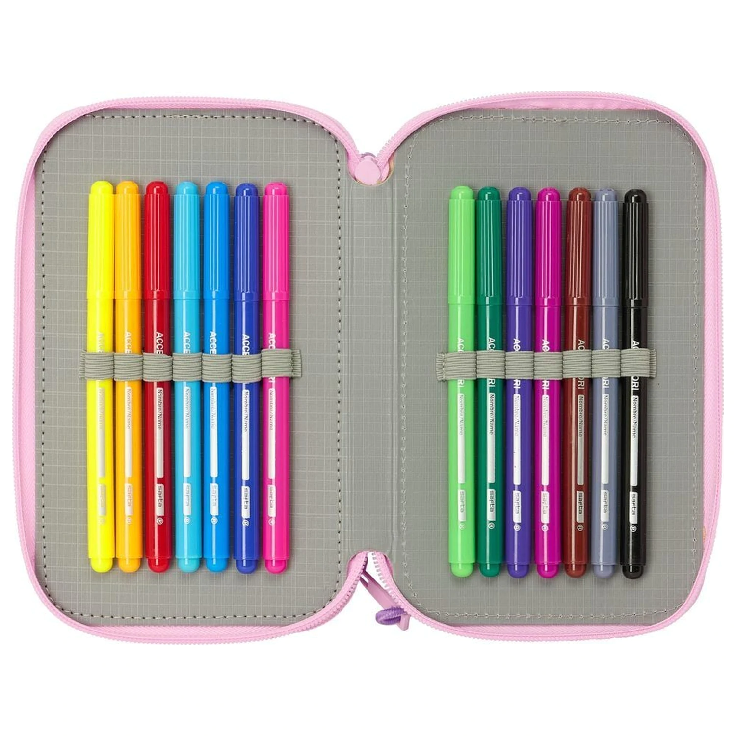Kpop Demon Hunters Stage triple pencil case 37pcs product photo