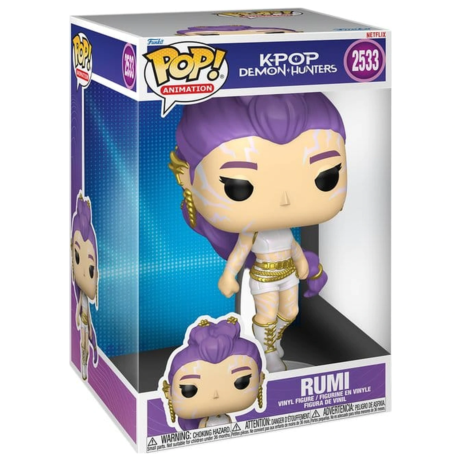 KPop Demon Hunters Super Sized Jumbo Funko POP! Vinyl Figure Rumi 25 cm  product photo