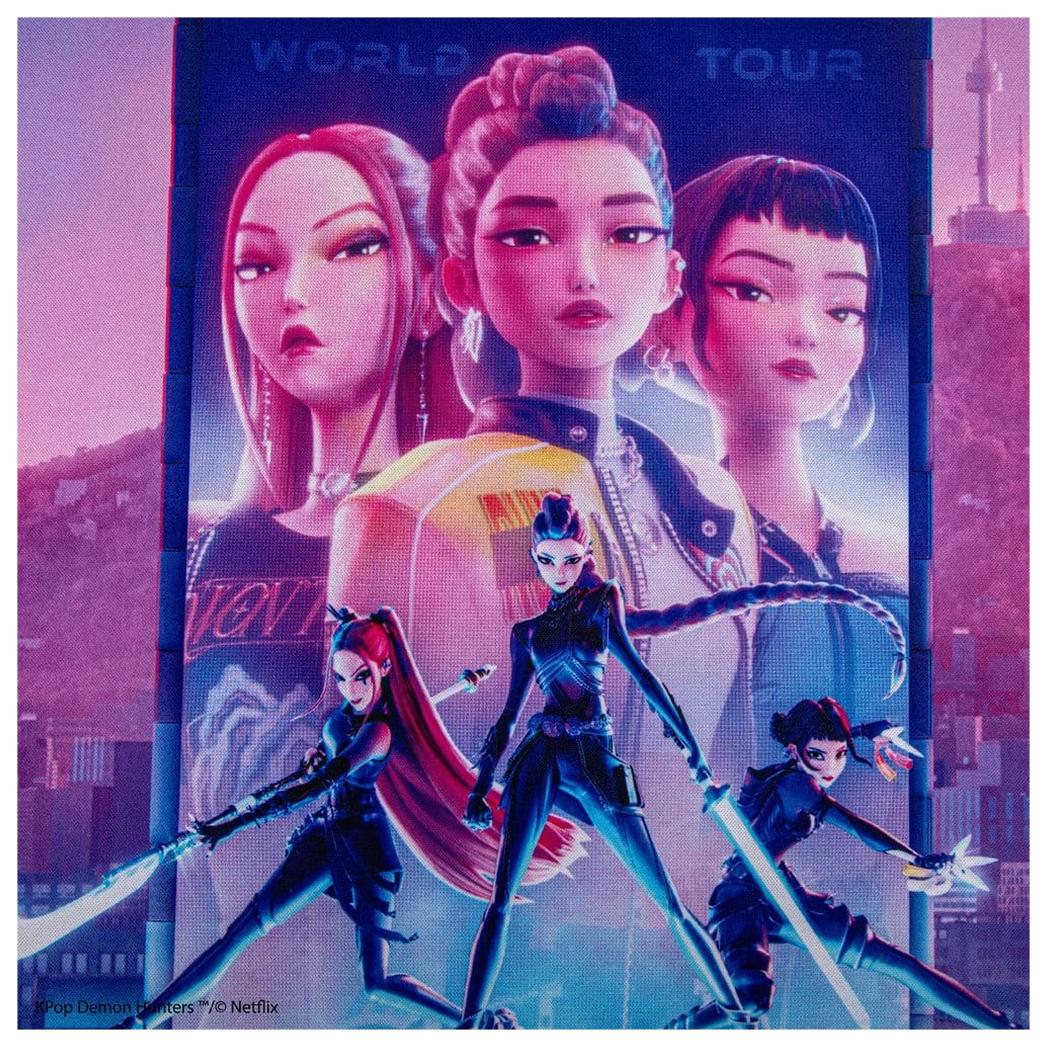 KPop Demon Hunters Desk Mat Takedown XL product photo