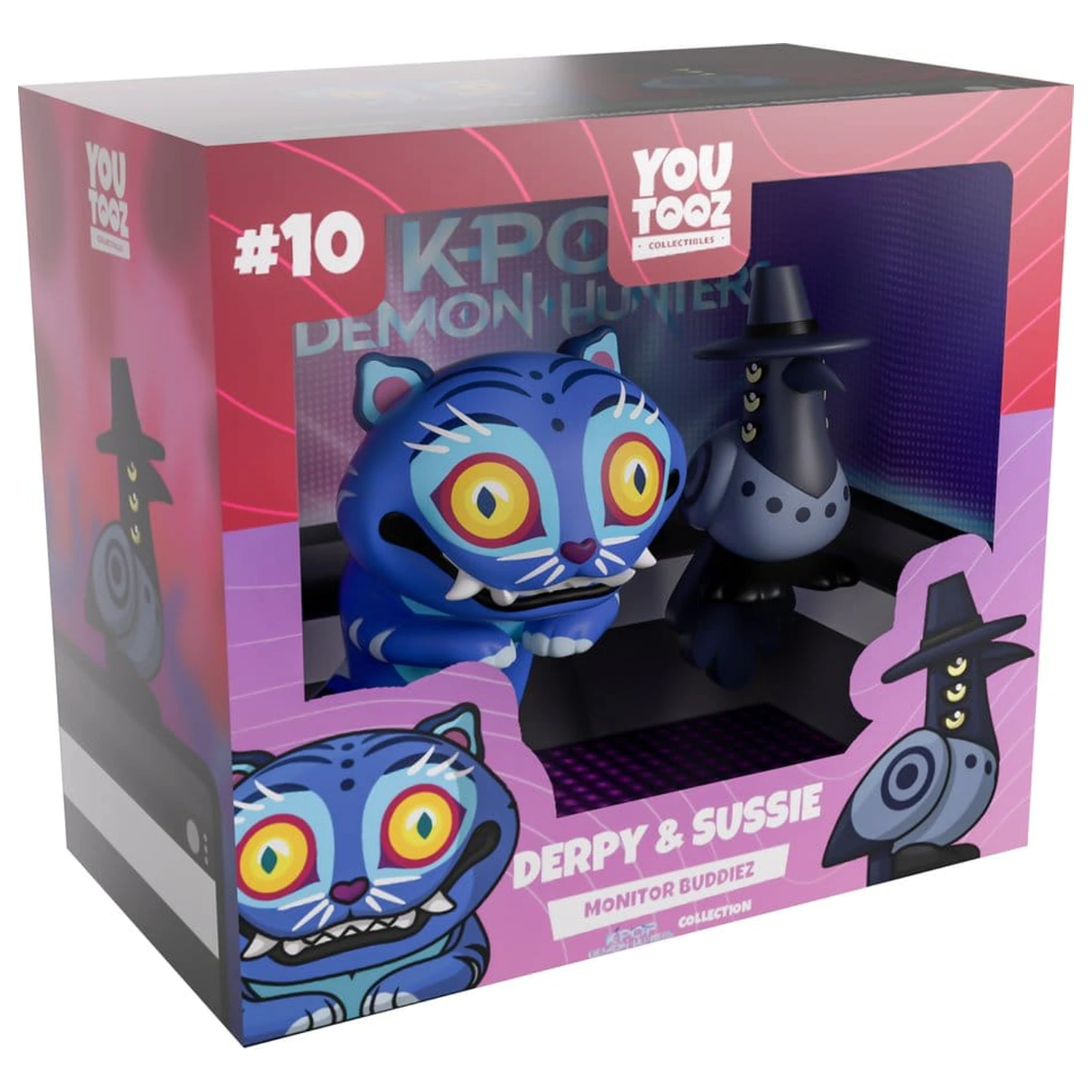 KPop Demon Hunters Vinyl Figures Derpy & Sussie Monitor Buddiez 6-8 cm product photo