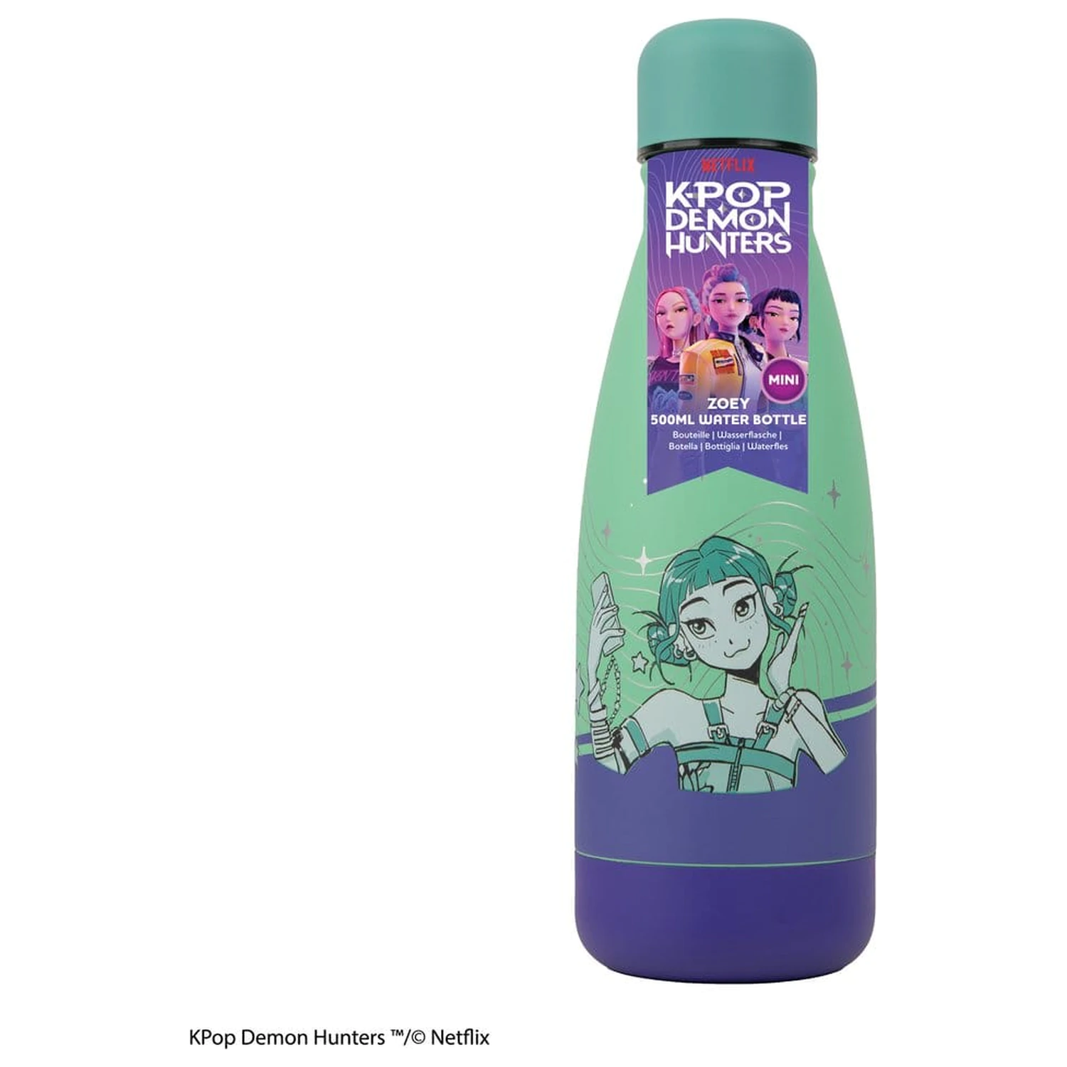 KPop Demon Hunters Mini Water Bottle Zoey product photo