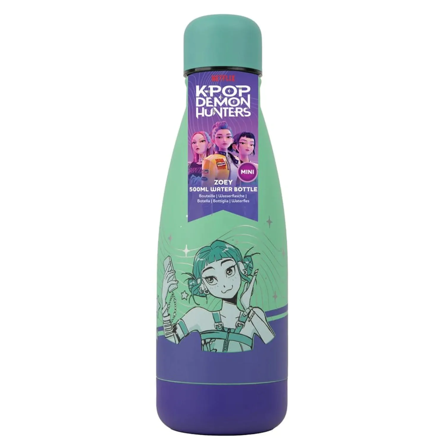 KPop Demon Hunters Mini Water Bottle Zoey product photo
